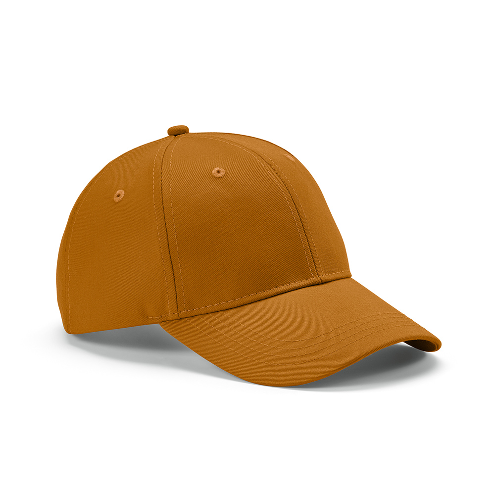 Casquette Darrell en coton recyclé 280 g/m². 6 pans, boucle métallique