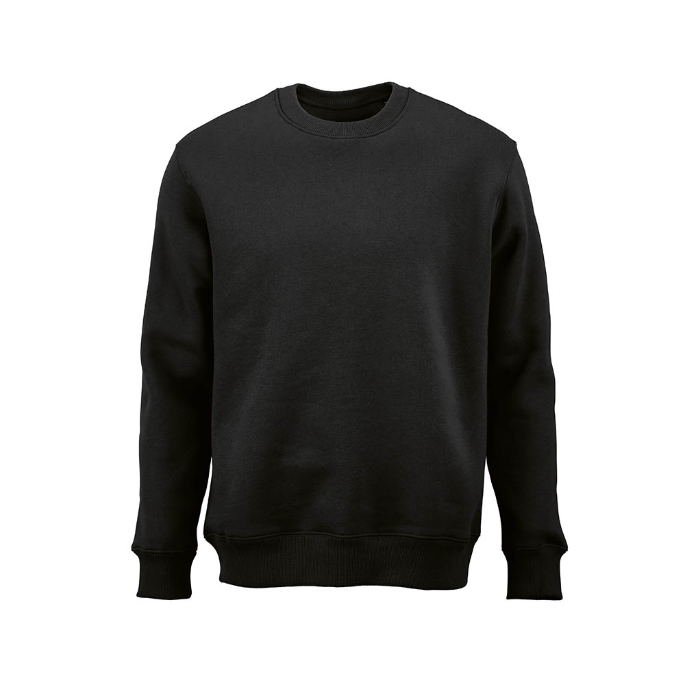 Sweat mixte Nazaré col rond. Coton bio, coton recyclé et rPET. Fabriqué au Portugal