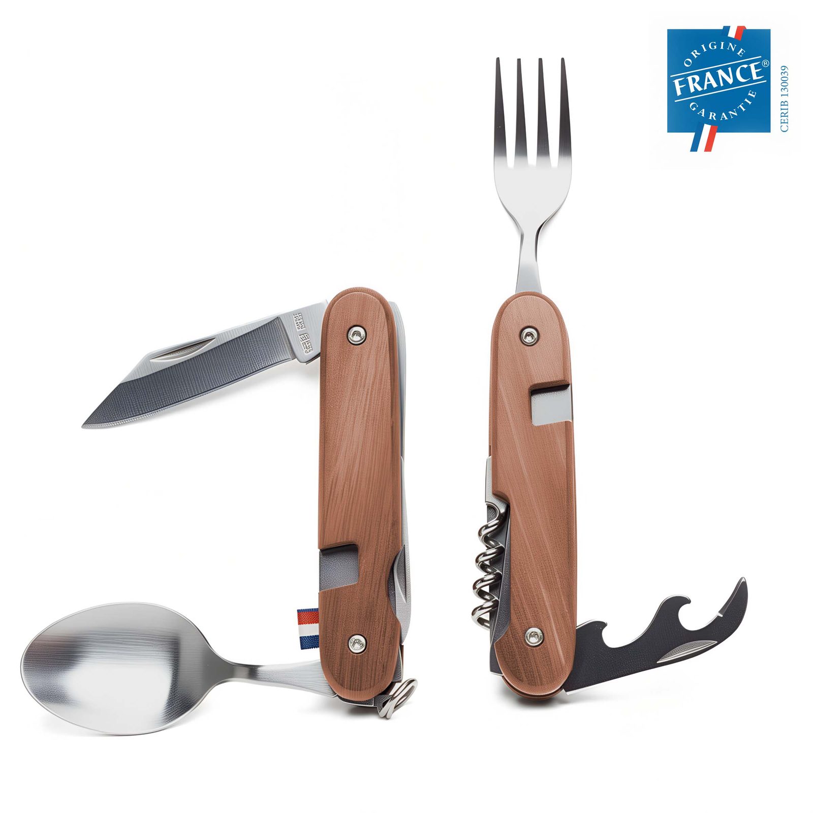 Couteau multifonction bois Certifié Origine France garantie