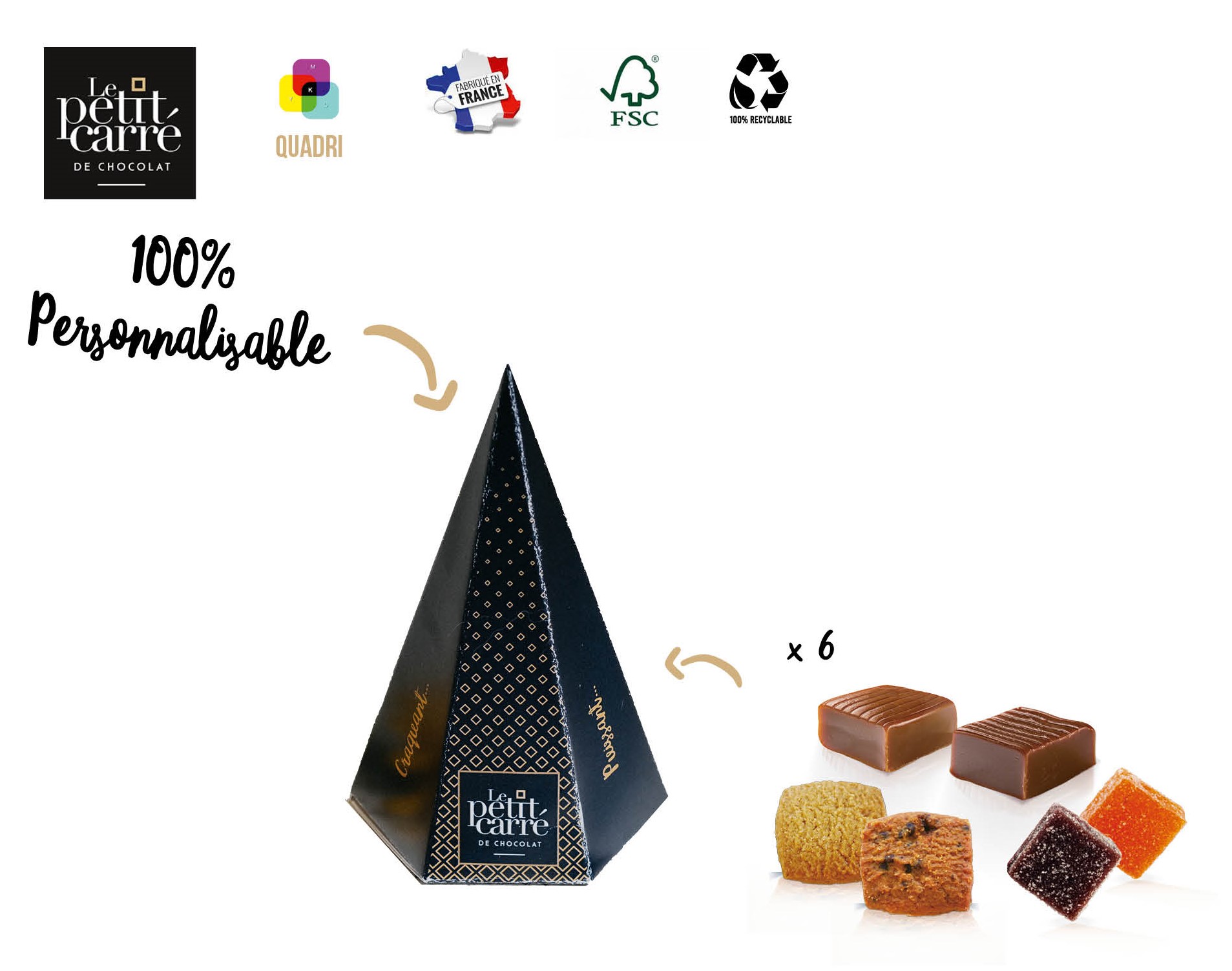 Pyramide 9 Gourmandises