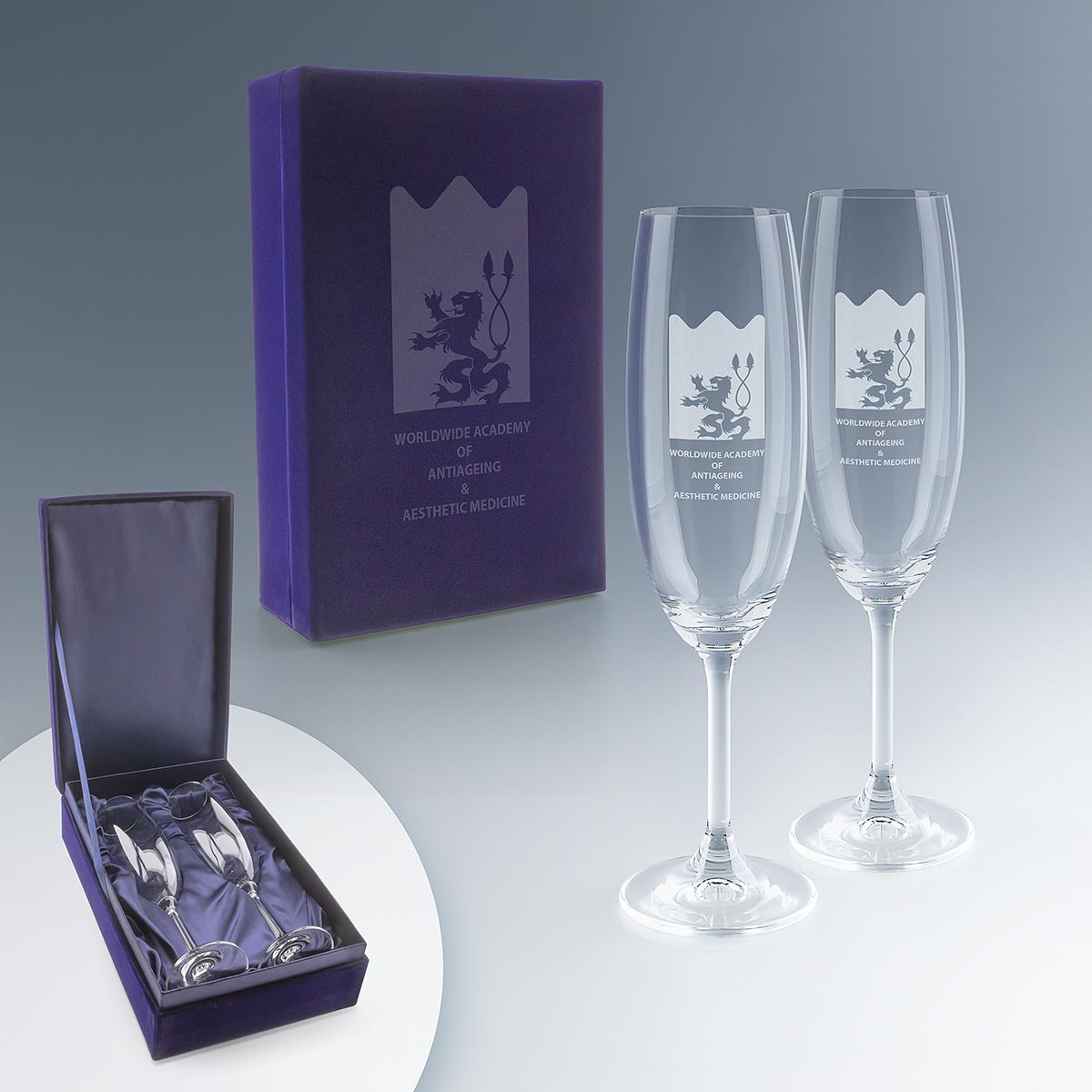 Coffret duo flûtes à champagne 22 cl