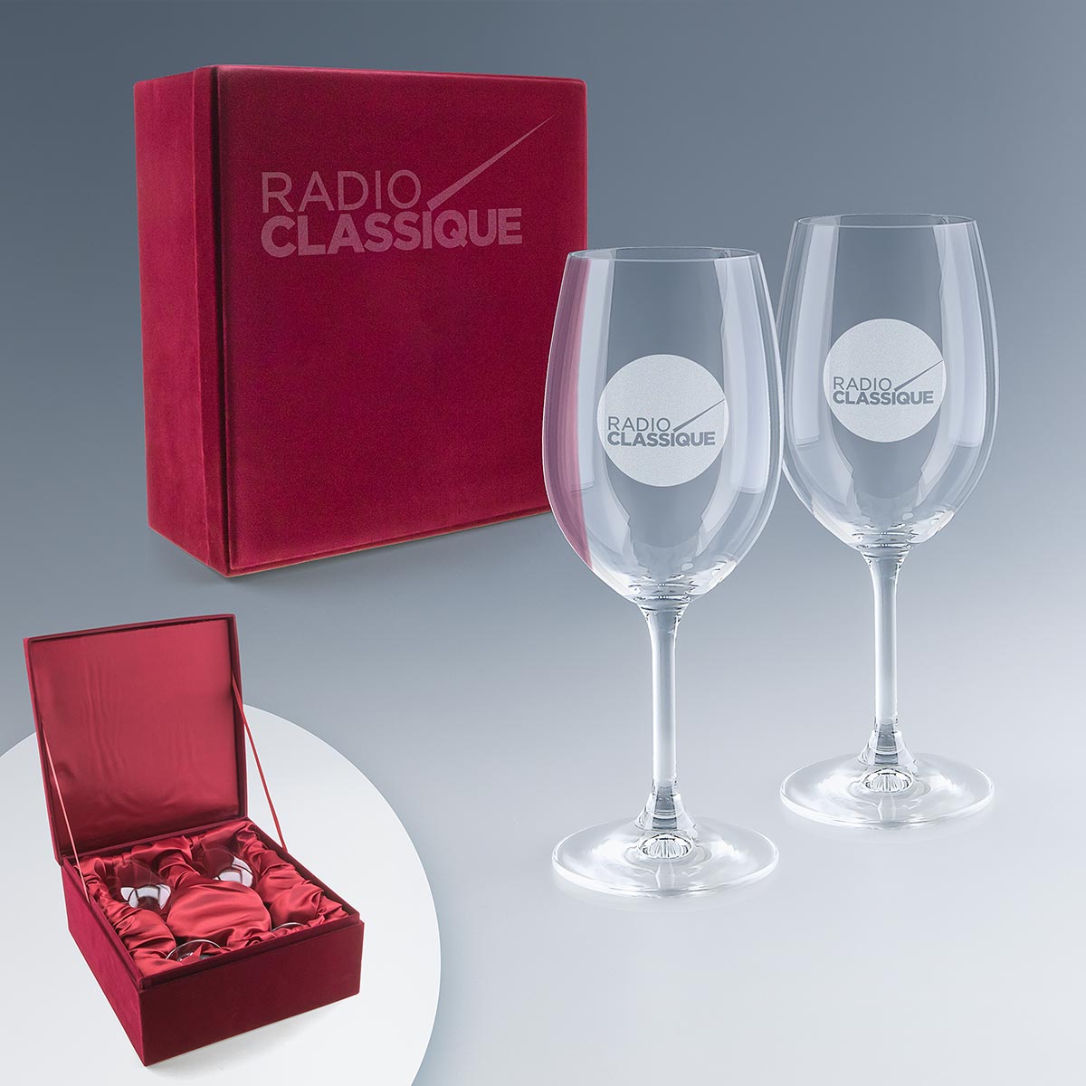 Coffret duo verres à vin 35 cl