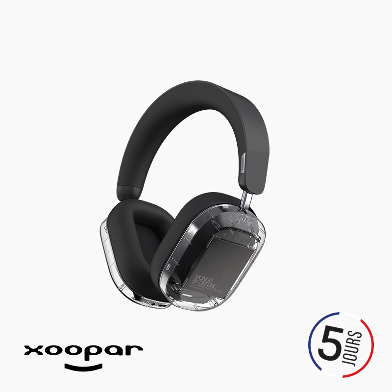 Casque audio sans fil Bluetooth Mondo by Defunc Transparent